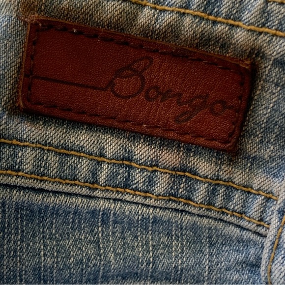 Vtg Bongo Y2K Flared Low Rise Jeans Size 7 Women’s Blue Medium Wash Festival - Picture 11 of 16